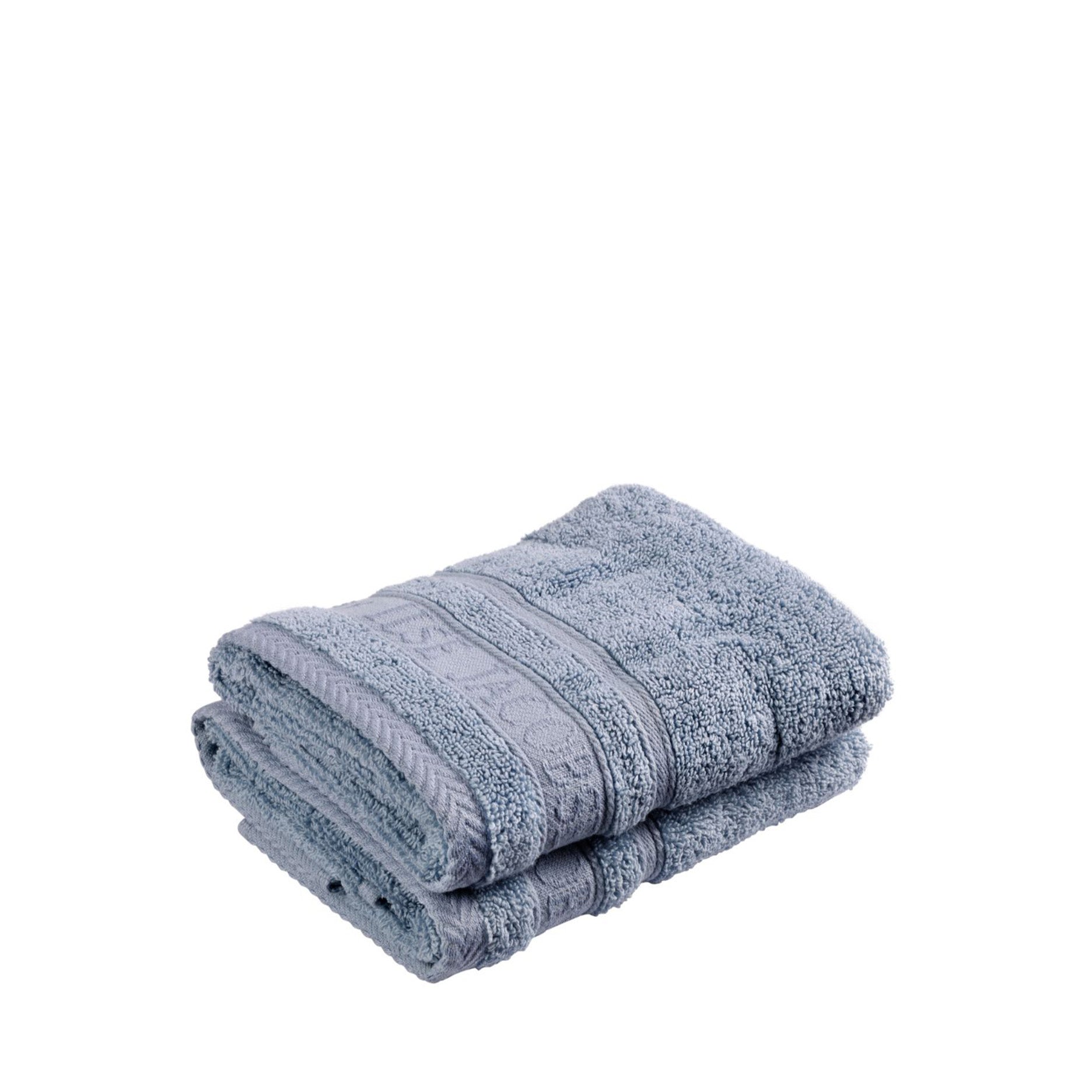 Handtücher 2 Stück 40×60 cm – Staubblau